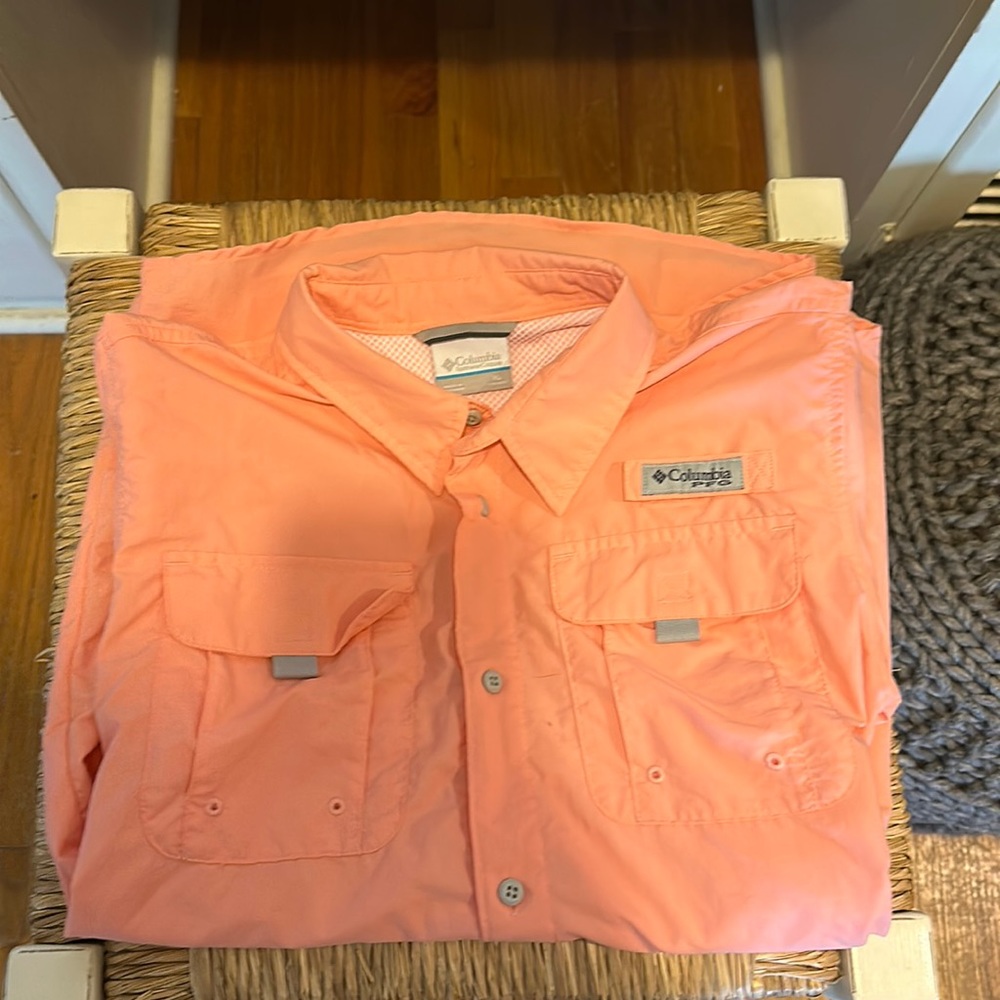 Youth XL Columbia fishing shirt